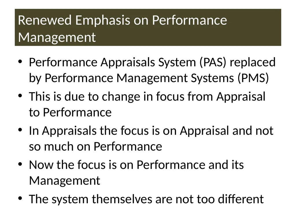 Awareness on Performance Management System and - slide 5 of 45