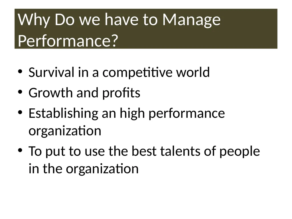 Awareness on Performance Management System and - slide 4 of 45