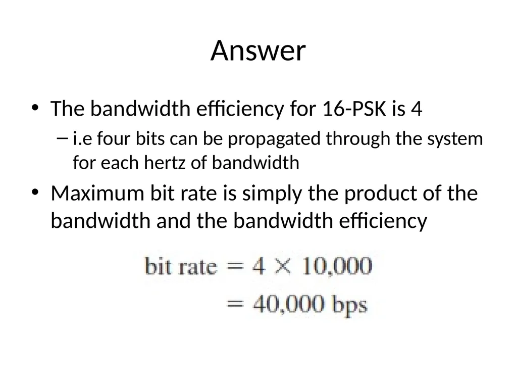 Performance Analysis of Digital Modulation - slide 14 of 18