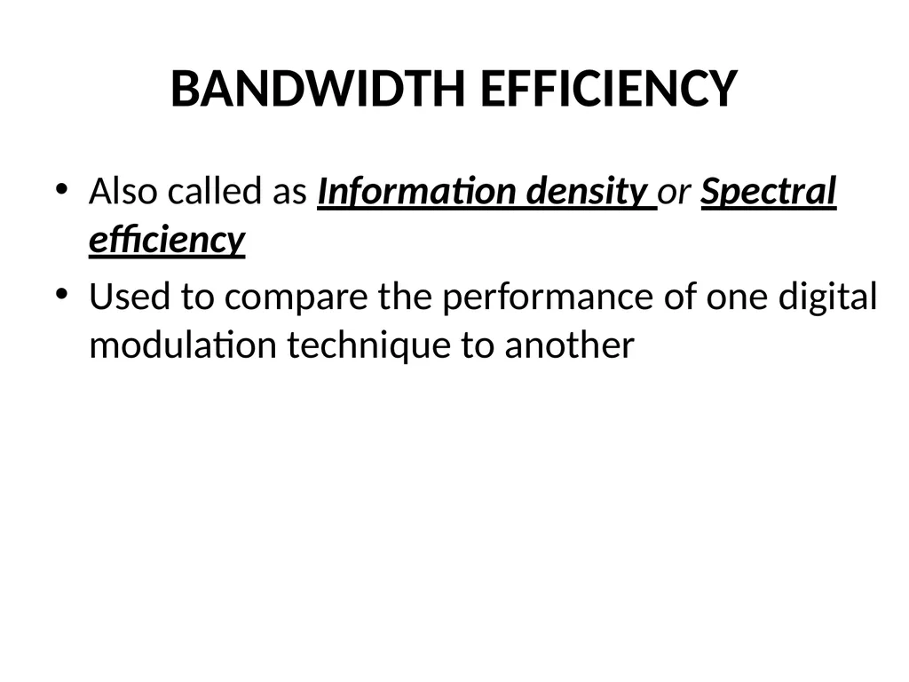 Performance Analysis of Digital Modulation - slide 5 of 18