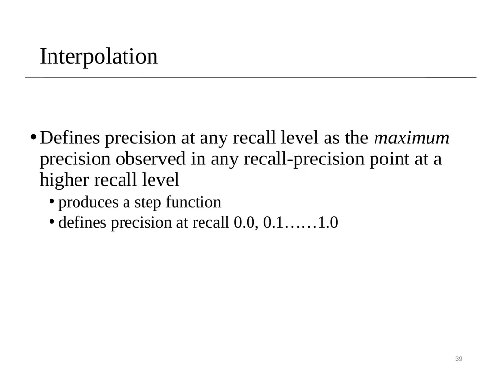 Lecture 8- Performance Evaluation Dr. Sampath - slide 39 of 62