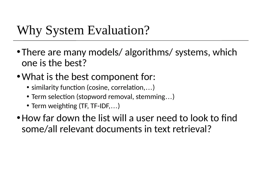 Lecture 8- Performance Evaluation Dr. Sampath - slide 3 of 62
