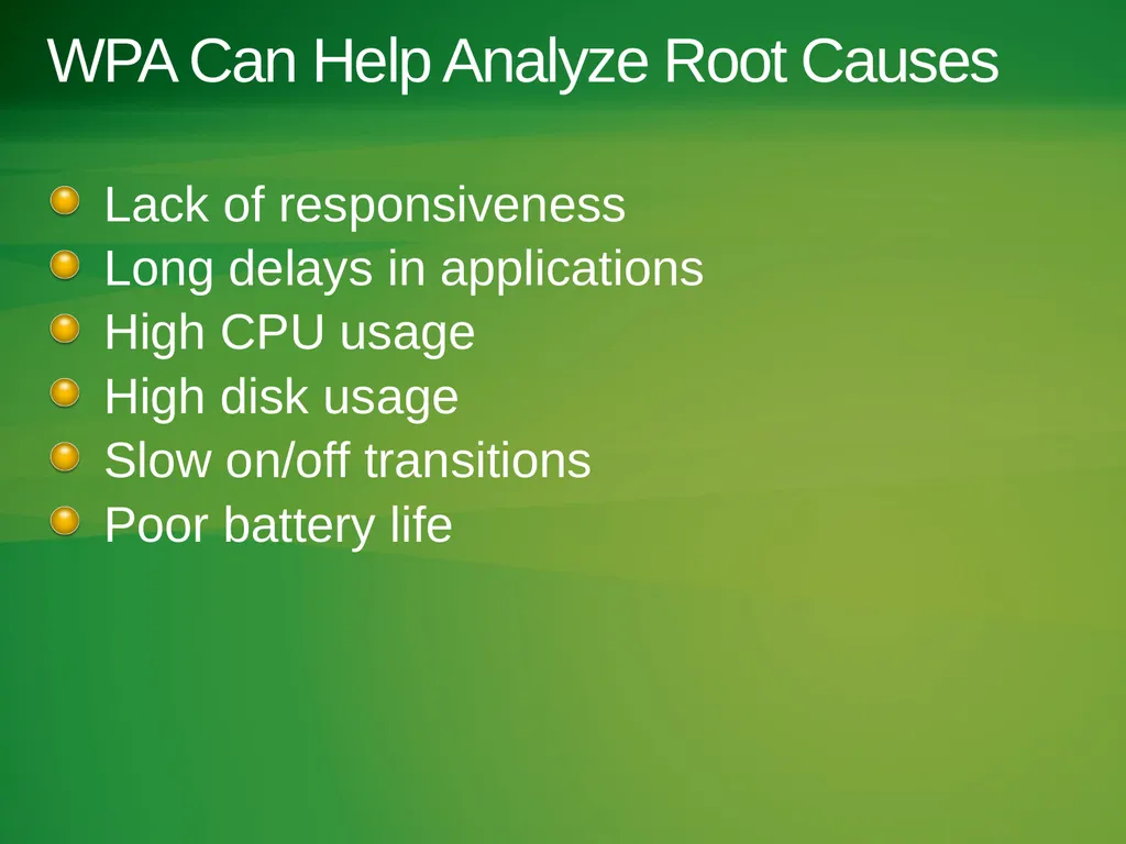Hands-On Performance with the Windows Performance - slide 12 of 26