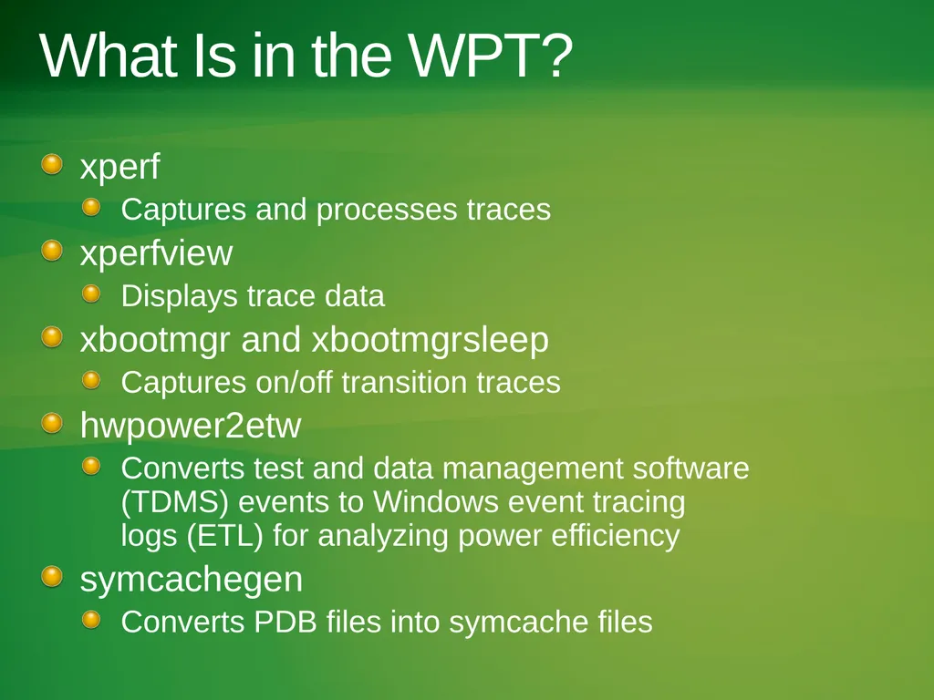 Hands-On Performance with the Windows Performance - slide 9 of 26