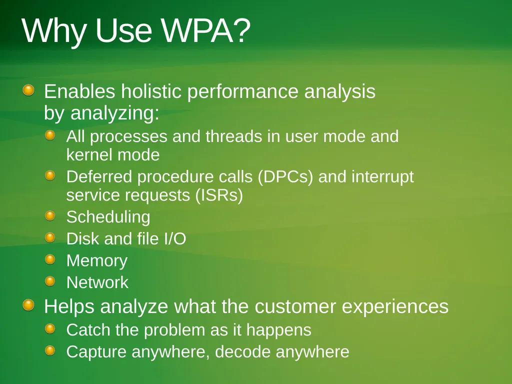 Hands-On Performance with the Windows Performance - slide 11 of 26