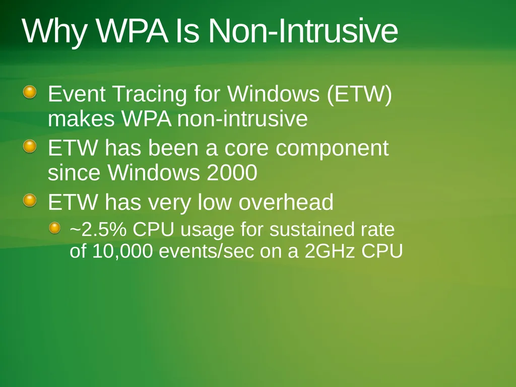 Hands-On Performance with the Windows Performance - slide 14 of 26