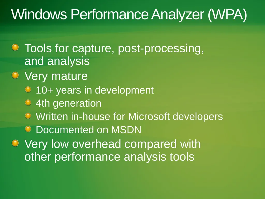 Hands-On Performance with the Windows Performance - slide 10 of 26