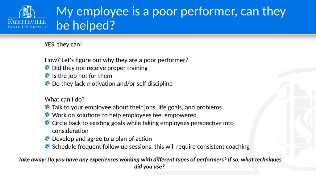 Helpful tools for Effective Coaching Why do I need - slide 8 of 8