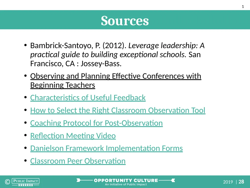 Multi-Classroom Leadership Coaching Part 2: How to - slide 28 of 32