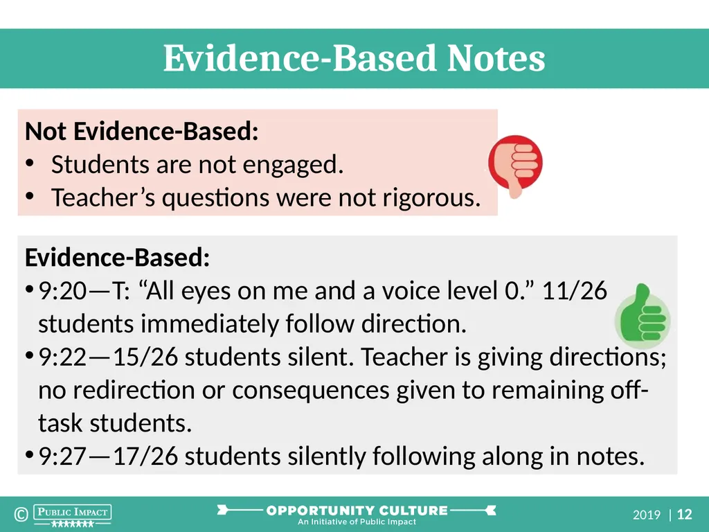 Multi-Classroom Leadership Coaching Part 2: How to - slide 12 of 32