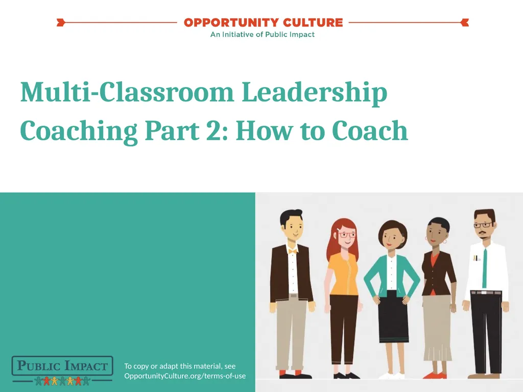Multi-Classroom Leadership Coaching Part 2: How to - slide 1 of 32