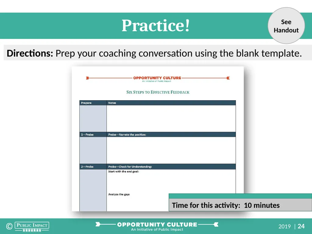 Multi-Classroom Leadership Coaching Part 2: How to - slide 24 of 32