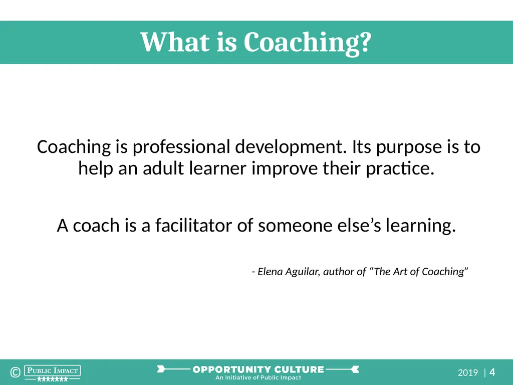 Multi-Classroom Leadership Coaching Part 2: How to - slide 4 of 32