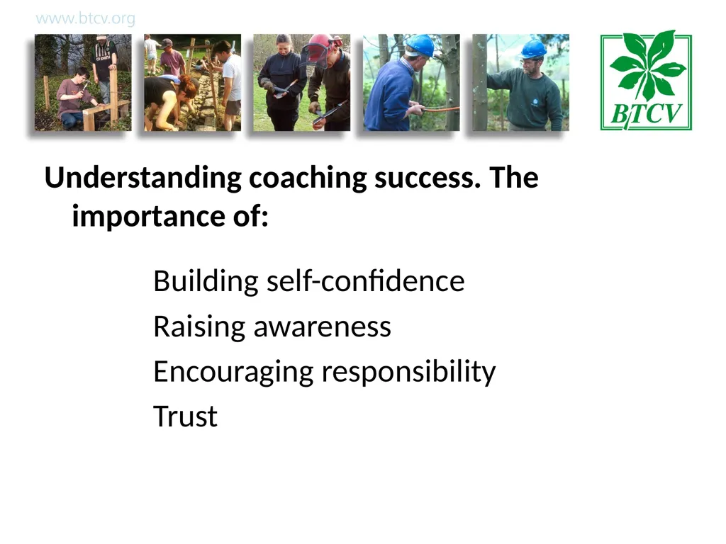 Coaching Aim To help managers encourage learning - slide 9 of 25