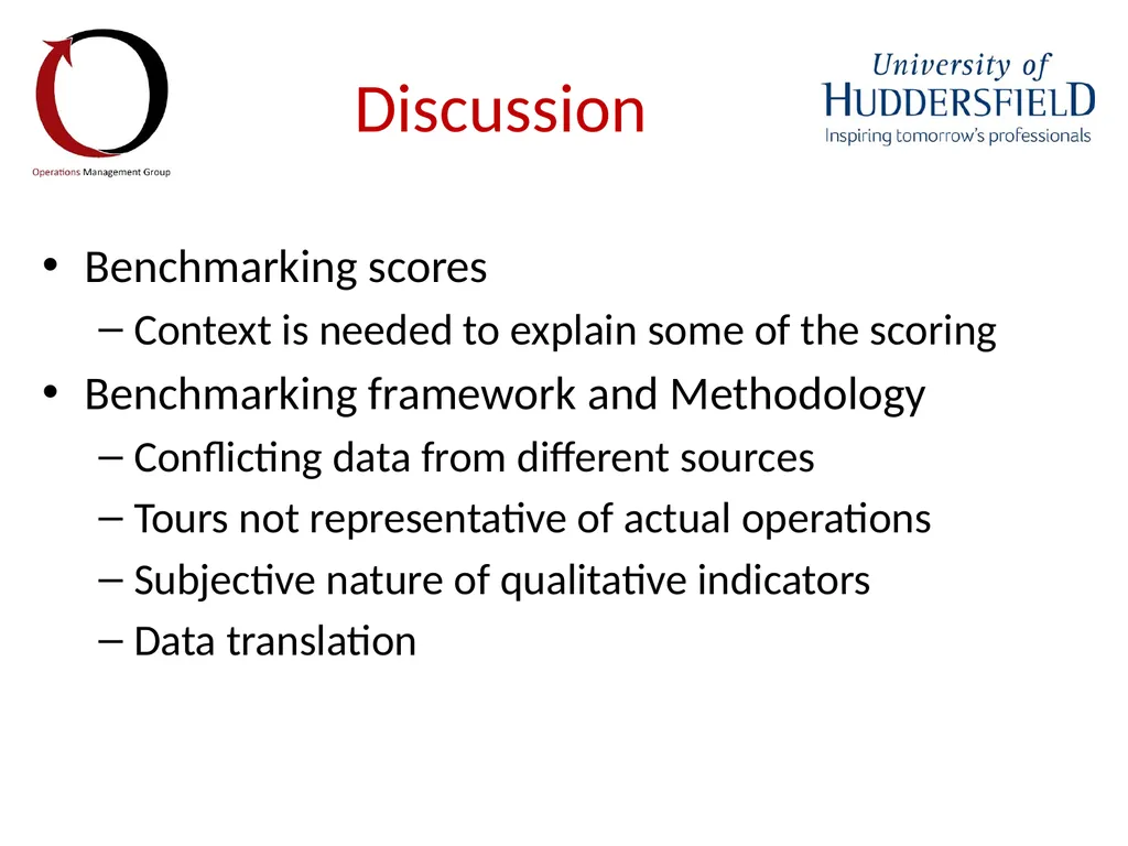 Benchmarking stadium operations to identify the - slide 9 of 12