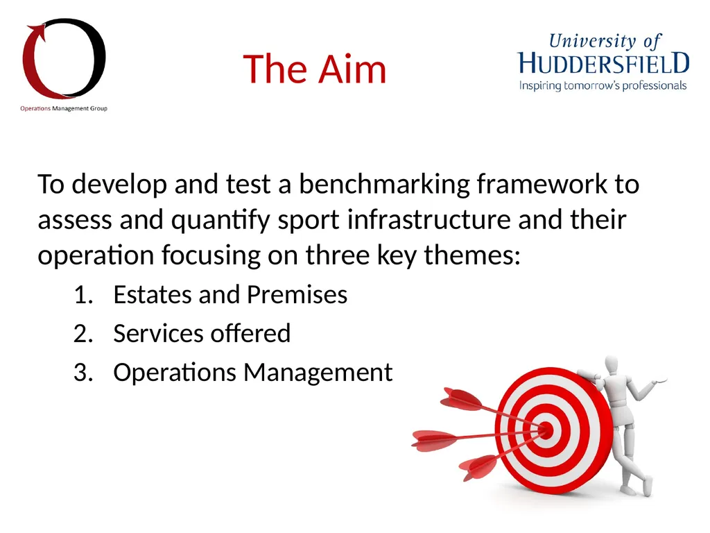 Benchmarking stadium operations to identify the - slide 3 of 12