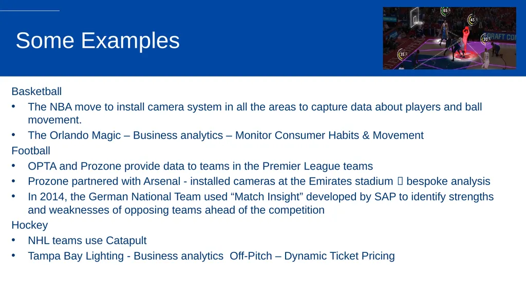 Sport Analytics Utilization in The Sport Industry: - slide 5 of 20