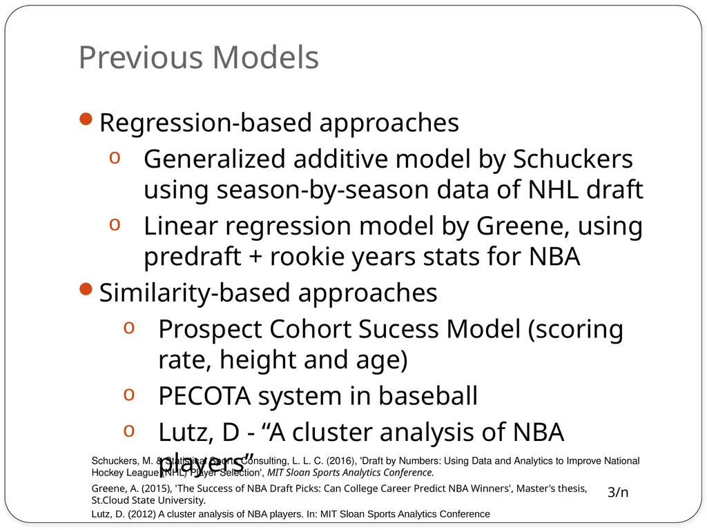 Model Trees for Identifying Exceptional Players in - slide 3 of 16