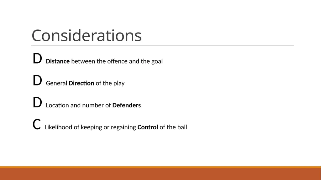 Tactical Fouls: SPA & DOGSO Presented by Chris - slide 5 of 14