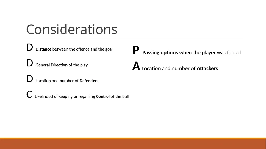 Tactical Fouls: SPA & DOGSO Presented by Chris - slide 7 of 14