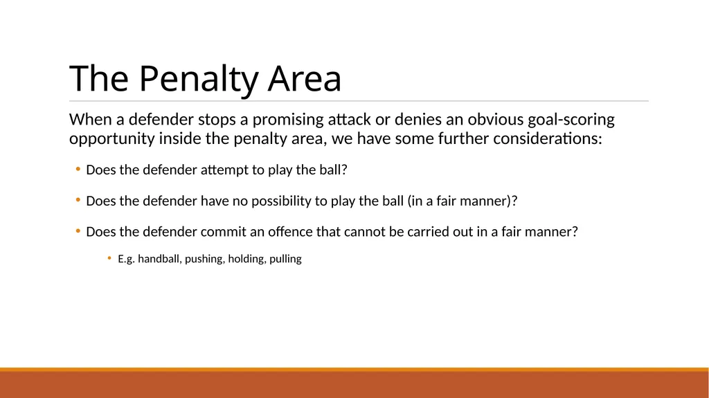 Tactical Fouls: SPA & DOGSO Presented by Chris - slide 8 of 14
