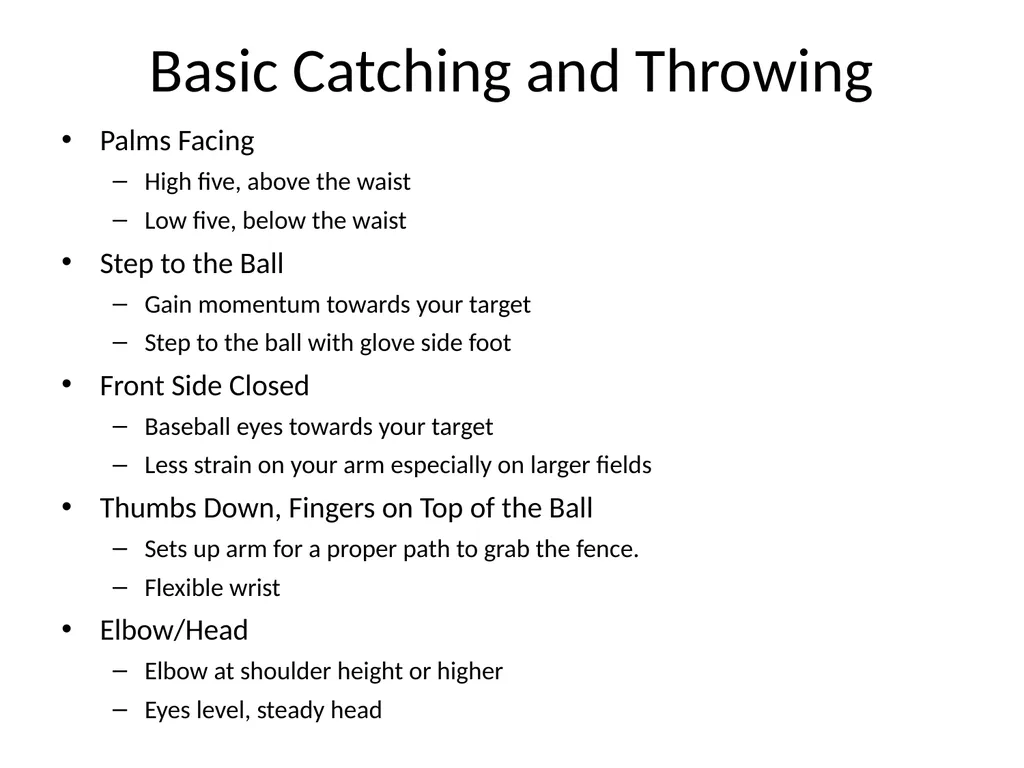 Basic Baseball Mechanics Bob McCreary Baseball by - slide 2 of 7