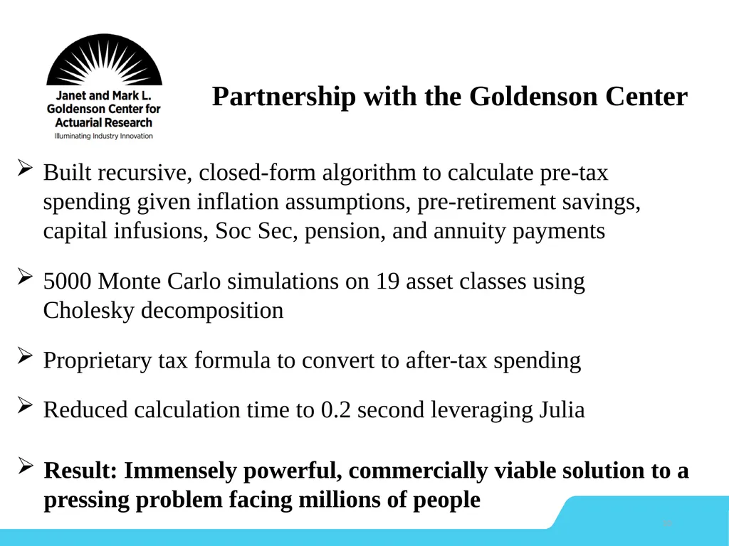 Dynamic Retirement Financial Planning Model 1 - slide 10 of 27