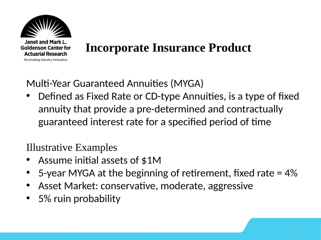 Dynamic Retirement Financial Planning Model 1 - slide 13 of 27