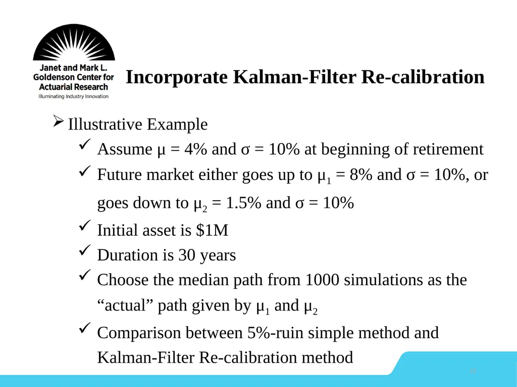 Dynamic Retirement Financial Planning Model 1 - slide 22 of 27
