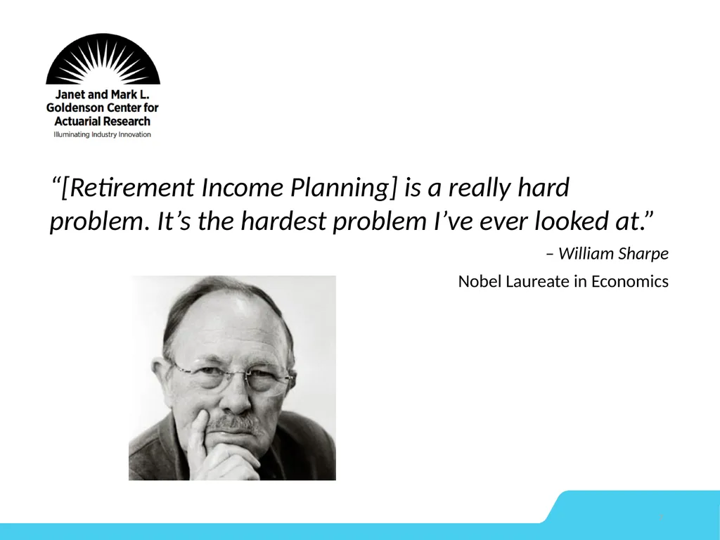 Dynamic Retirement Financial Planning Model 1 - slide 7 of 27