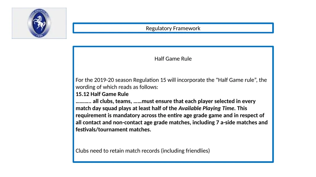 KCRFU EXECUTIVE GAME DEVELOPMENT COMMITTEE YOUTH - slide 12 of 20