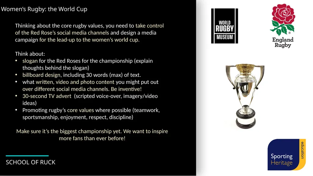 Write to inform and persuade, creating engaging - slide 6 of 6