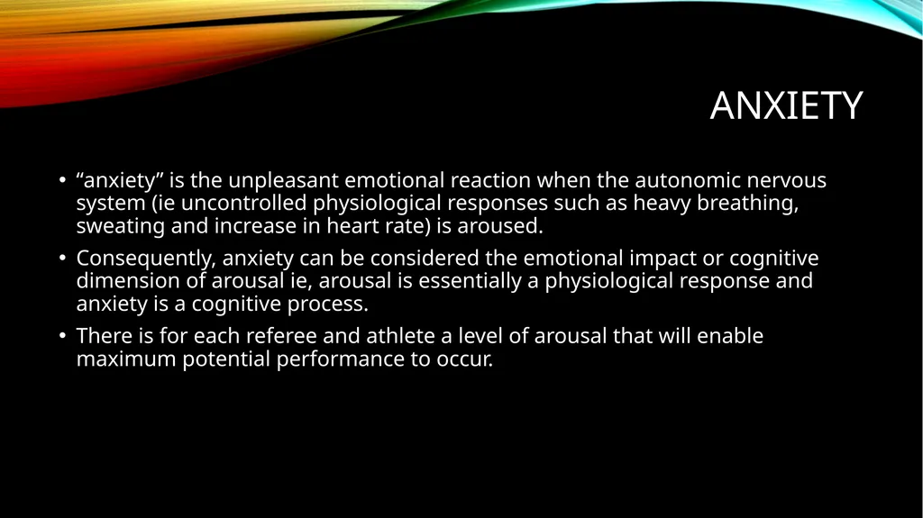 The effects of referee and player frustration on a - slide 9 of 23