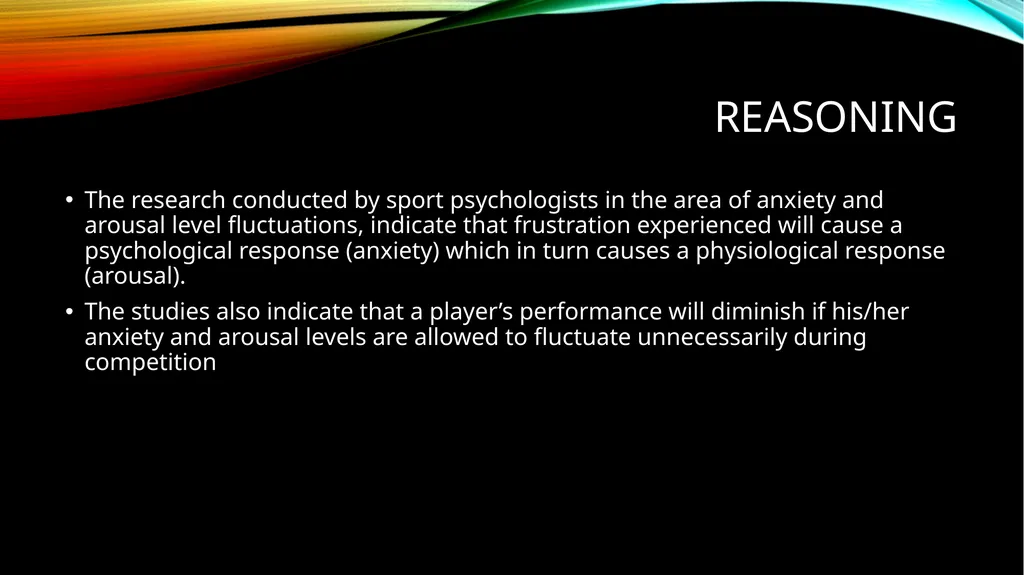 The effects of referee and player frustration on a - slide 2 of 23