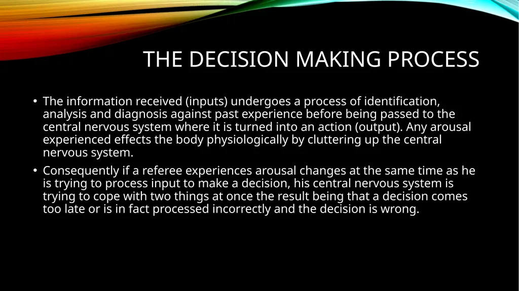 The effects of referee and player frustration on a - slide 16 of 23