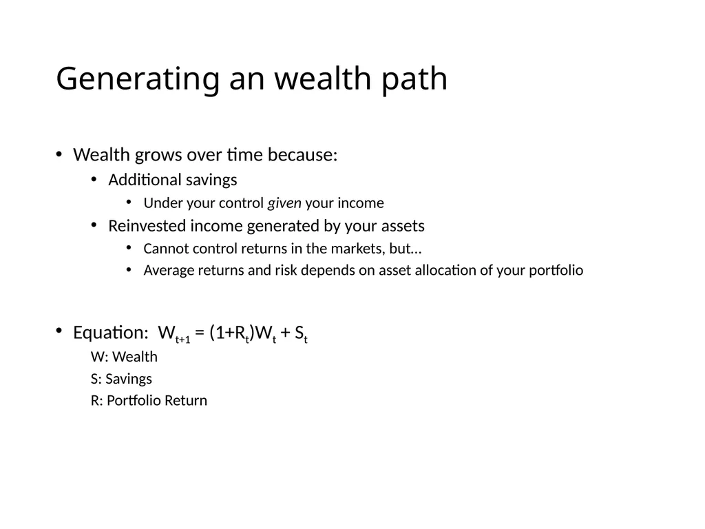 Uncertainty and Retirement Planning Lecture for - slide 5 of 18