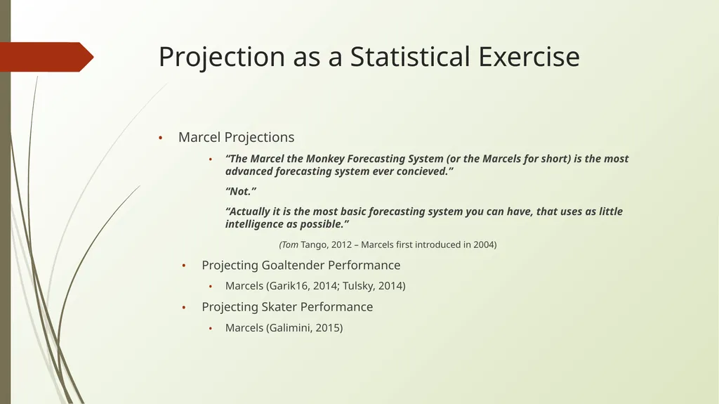 NHL Player Development Modelling Means and Methods - slide 5 of 15