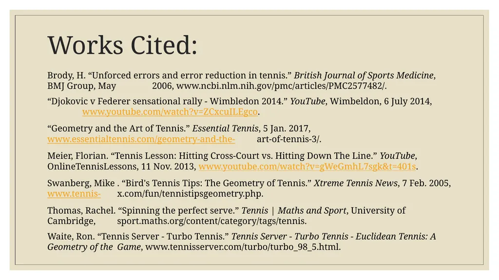 Geometry and tennis By: Evelina Borvanova - slide 11 of 11