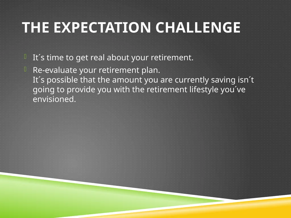 Retirement Planning Seminar Dr Carson L. Greene - slide 25 of 27