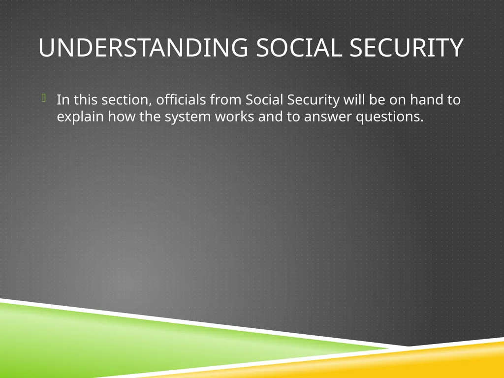 Retirement Planning Seminar Dr Carson L. Greene - slide 26 of 27