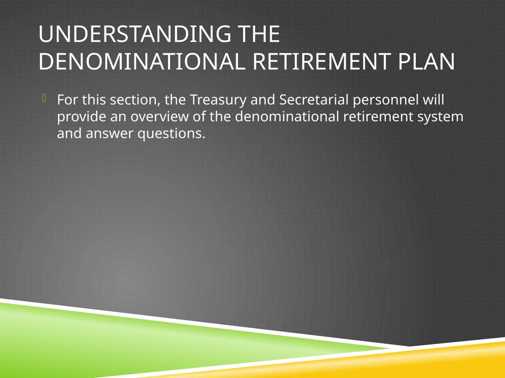 Retirement Planning Seminar Dr Carson L. Greene - slide 27 of 27