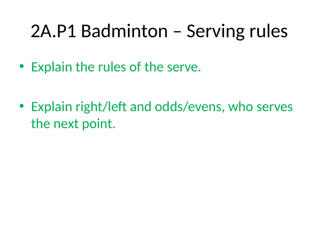 BTEC Sport Unit 2 Assignment 1 - Badminton Your - slide 4 of 11
