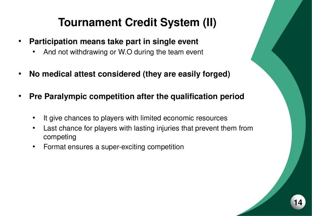 Para Table Tennis Tokyo 2020 Qualification - slide 14 of 15