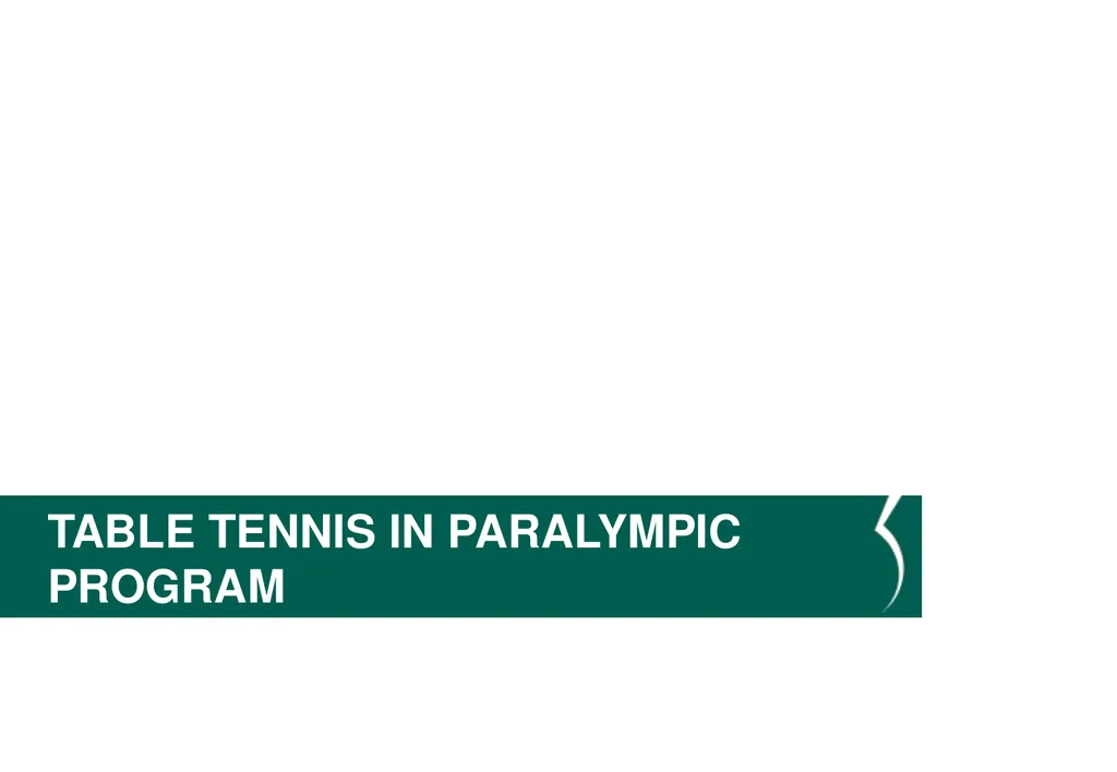 Para Table Tennis Tokyo 2020 Qualification - slide 3 of 15