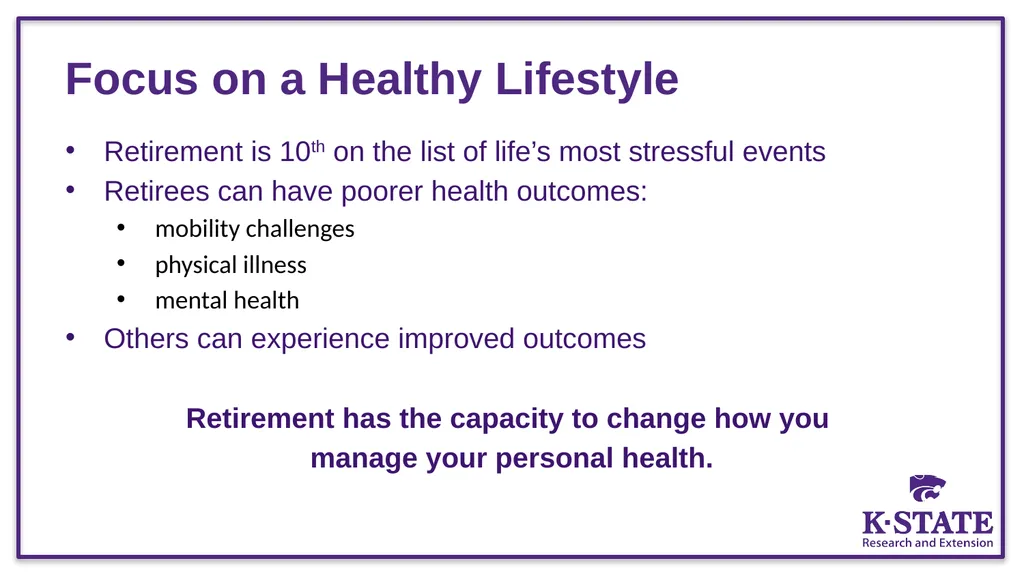 So Now What? Tips for Managing Life after - slide 9 of 15