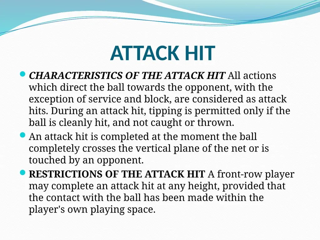 Volleyball P E 102 The Brief History of the Game - slide 25 of 35