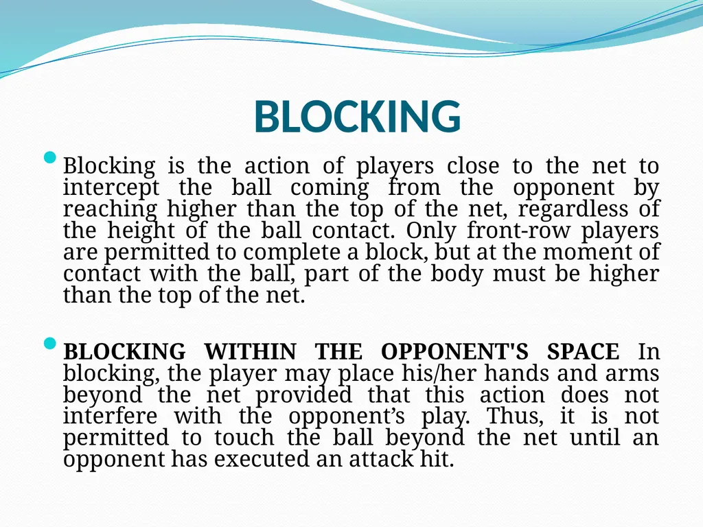 Volleyball P E 102 The Brief History of the Game - slide 27 of 35