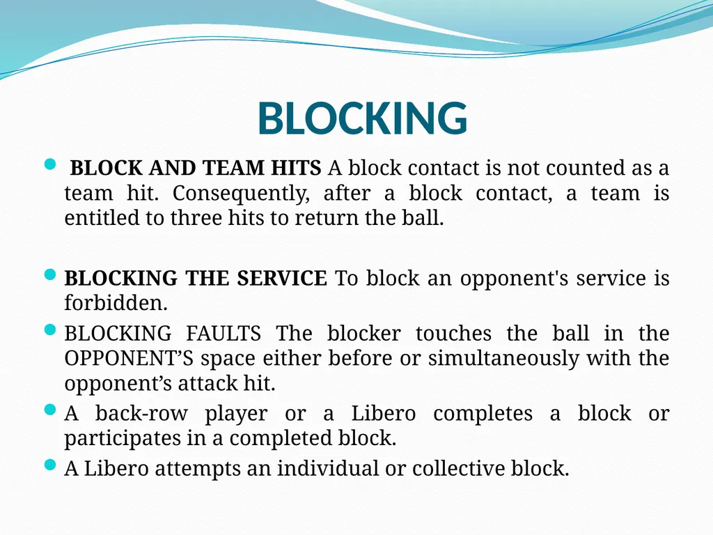 Volleyball P E 102 The Brief History of the Game - slide 28 of 35