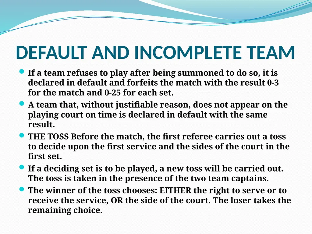 Volleyball P E 102 The Brief History of the Game - slide 14 of 35