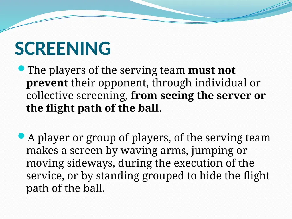 Volleyball P E 102 The Brief History of the Game - slide 24 of 35